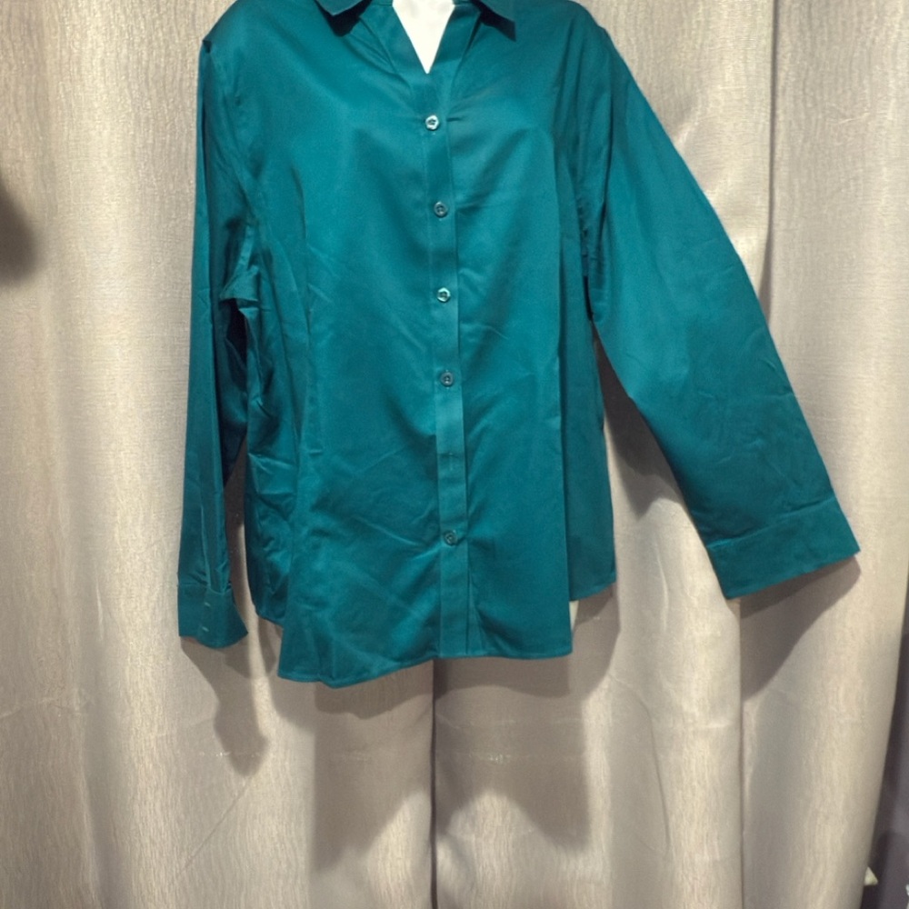 Chico's Teal Button Down ShirtChico’s